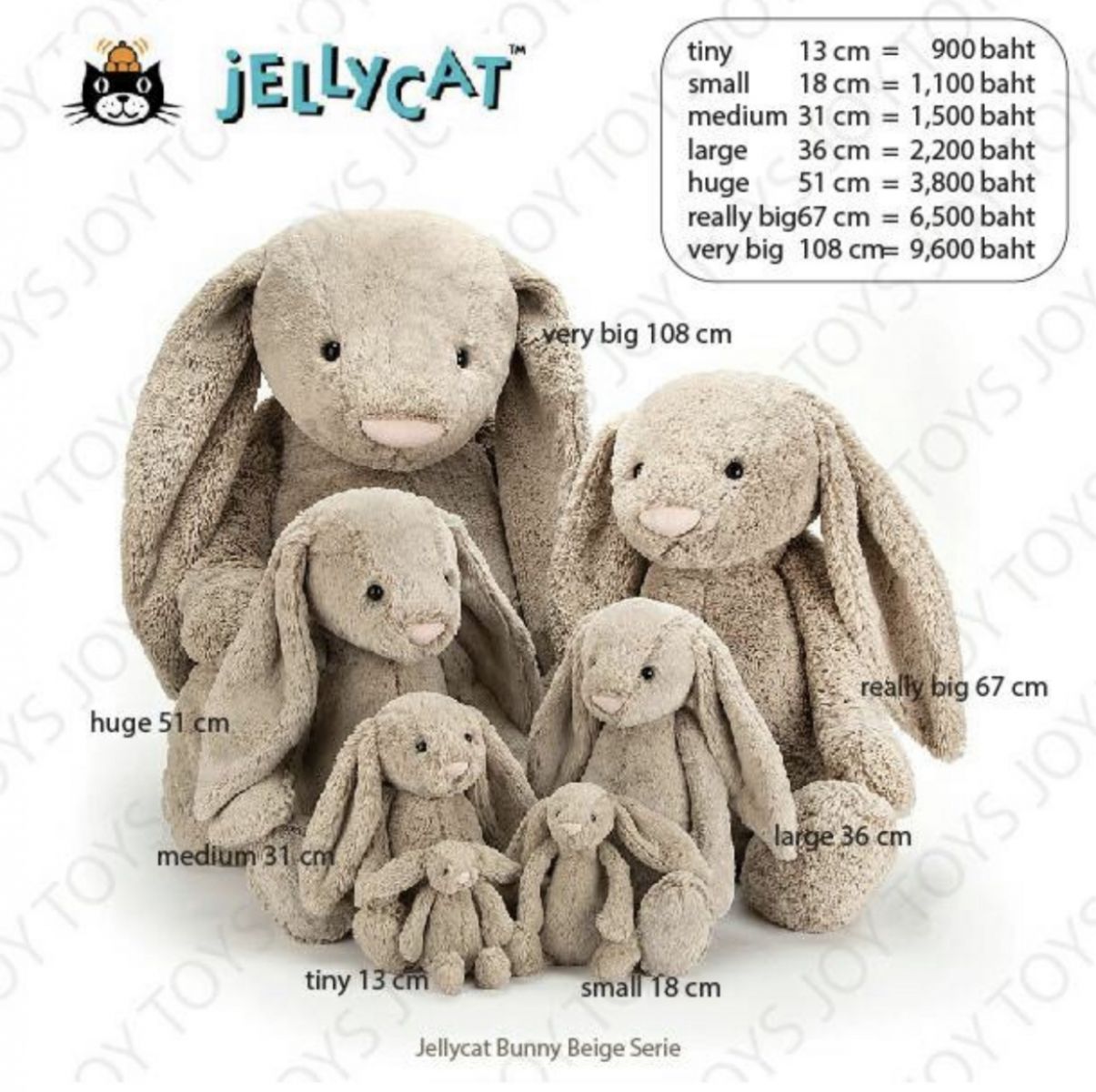 Jellycat bunny sizes new arrivals